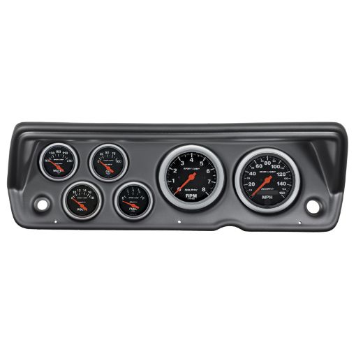 Bild von Autometer Sport - Comp 70 - 76 Duster Demon Dart Dash Kit 6pc Tach MPH Fuel Oil WTMP Volt