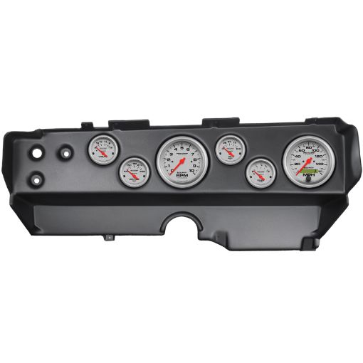 Bild von Autometer Ultra - Lite 70 - 74 E - BodyCudaChallenger Dash Kit 6pc Tach MPH Fuel Oil WTMP Volt