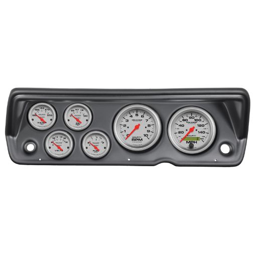 Bild von Autometer Ultra - Lite 70 - 76 Duster Demon Dart Dash Kit 6pc Tach MPH Fuel Oil WTMP Volt