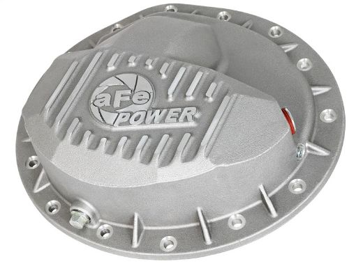 Bild von aFe Power Rear Differential Cover Raw wMachined Fins Street Ser. 16 - 17 Nissan Titan XD (AAM 9.5 - 14)