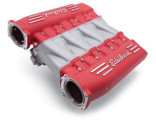 Bild von Edelbrock Manifold Chevy Ls LS3 Cross Ram w Red Plenums