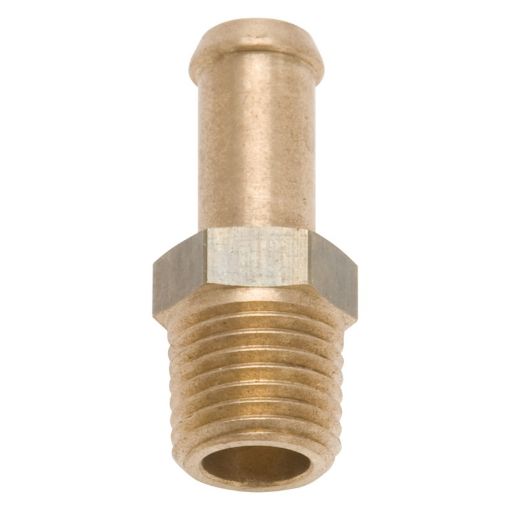 Bild von Edelbrock Fitting 14 - 18 NPT X 38In Single Barb Brass