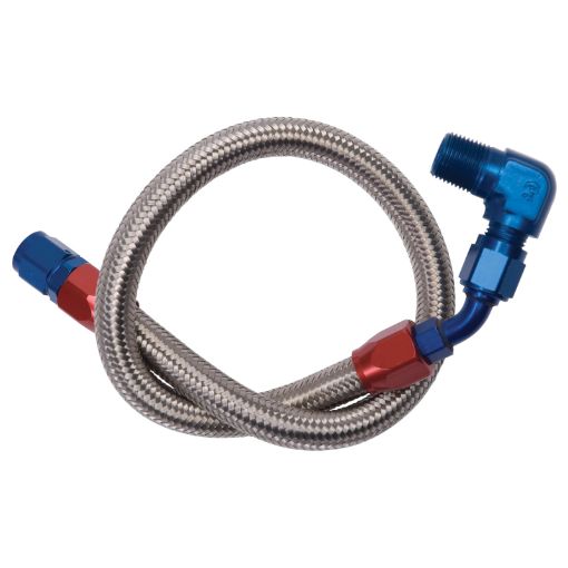 Bild von Edelbrock Fuel Line Braided Stainless for BBC ( Use w 8134 )