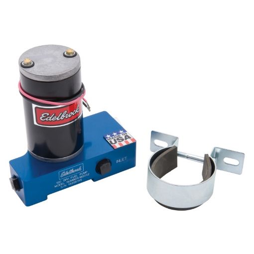 Bild von Edelbrock Fuel Pump Electric Quiet - Flo Carbureted 120GPH 38In In 38In Out 120 GPH Blue