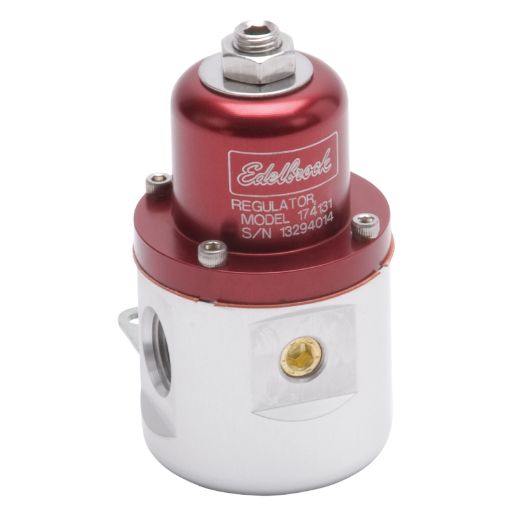 Bild von Edelbrock Fuel Pressure Regulator Carbureted 160 GPH 5 - 10 PSI 38In InOut 38In Return RedClear