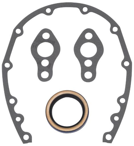 Bild von Edelbrock SBC Timing Cover Gasket And Oil Seal Kit