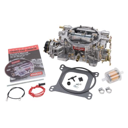 Bild von Edelbrock Carburetor Performer Series 4 - Barrel 600 CFM Electric Choke Satin Finish