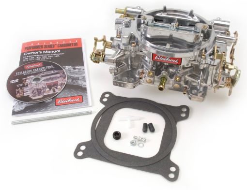 Bild von Edelbrock Carburetor Performer Series 4 - Barrel 500 CFM Manual Choke Satin Finish