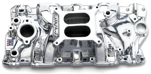 Bild von Edelbrock SBC Performer Eps Polished Manifold