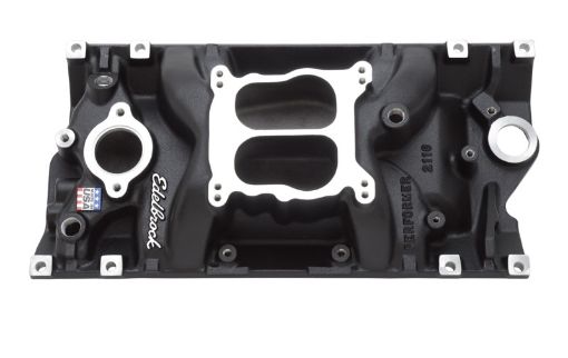 Bild von Edelbrock Intake SBC Performer Vortec Black