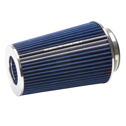 Bild von Edelbrock Air Filter Pro - Flo Series Conical 10In Tall BlueChrome