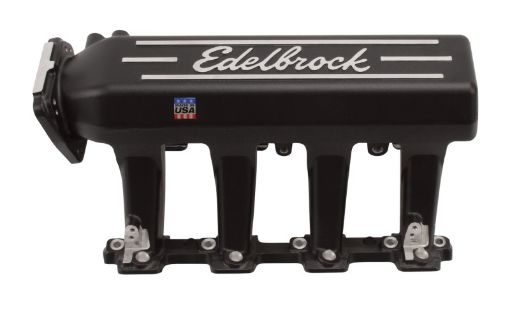 Bild von Edelbrock EFI Manifold Pro Flo XT GM LS1 w Black Powder Coated Finish