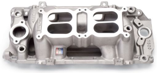 Bild von Edelbrock Manifold Dual Quad RPM Air Gap BB Chevy Oval Port