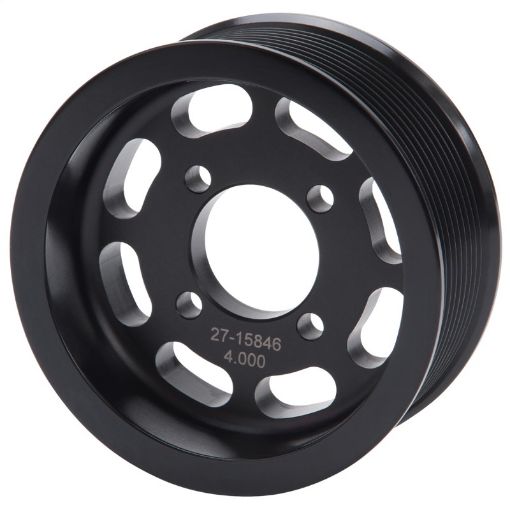 Bild von Edelbrock Pulley Supercharger Enforcer 10 Rib 4In Black