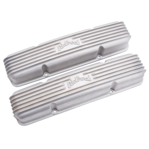 Bild von Edelbrock Valve Cover Classic Series Chevrolet 1959 - 1986 262 - 400 CI V8 w o Breather Holes Satin