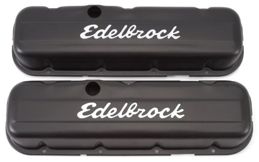 Bild von Edelbrock Valve Cover Signature Series Chevrolet 1965 and Later 396 - 502 V8 Low Black