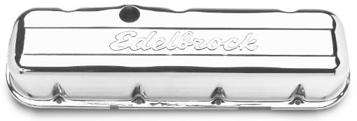 Bild von Edelbrock Valve Cover Signature Series Chevrolet 1965 and Later 396 - 502 V8 Low Chrome