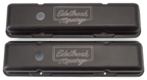 Bild von Edelbrock Valve Cover Victor Series Chevrolet 1959 - 1986 262 - 400 CI V8 Low Black