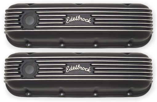 Bild von Edelbrock Valve Cover Classic Series Chevrolet 1965 and Later 396 - 502 V8 Black