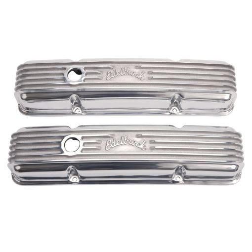 Bild von Edelbrock Valve Cover Classic Series Chevrolet 1959 - 1986 262 - 400 CI V8 Polshed