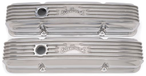 Bild von Edelbrock Valve Cover Classic Series Chevrolet 1959 - 1986 262 - 400 CI V8 Polshed