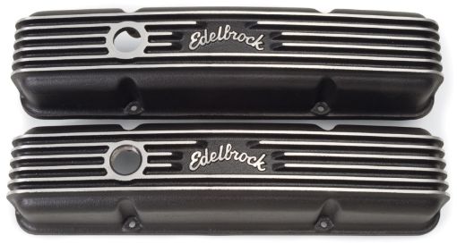 Bild von Edelbrock Valve Cover Classic Series Chevrolet 1959 - 1986 262 - 400 CI V8 Black