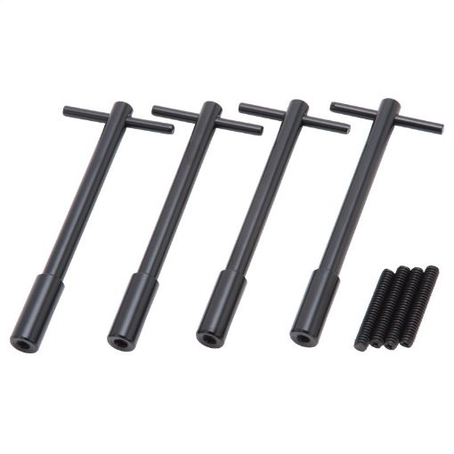 Bild von Edelbrock Vc Hold Down Kit T - Bar 14In - 20 Thread 5In Long Black (Set of 4)