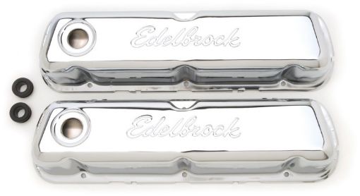 Bild von Edelbrock Valve Cover Signature Series Ford 260 - 289 - 302 - 351W CI V8 Chrome