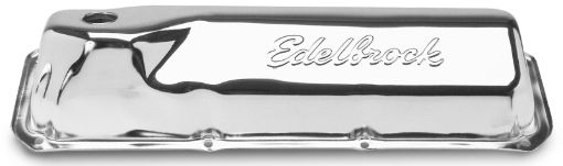 Bild von Edelbrock Valve Cover Signature Series Ford 351M - 400 - 351C CI V8 Chrome