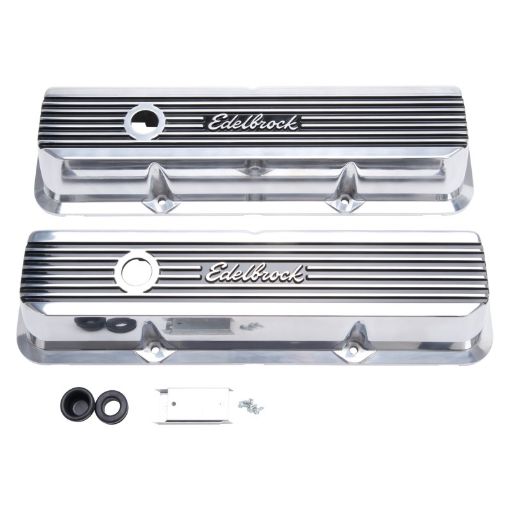 Bild von Edelbrock Valve Covers Elite II Ford FE 1958 - 76 Polished