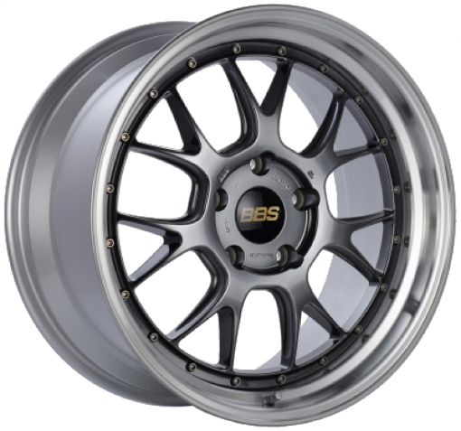 Bild von BBS LM - R 20x9.5 5x120 ET23 Diamond Black Center Diamond Cut Lip Wheel - 82mm PFSClip Required