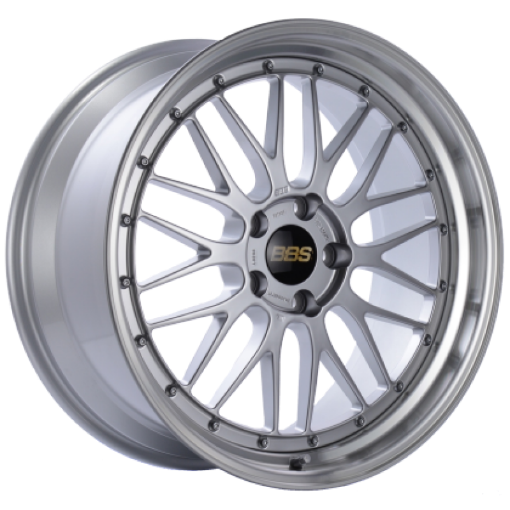 Bild von BBS LM 21x10 5x112 ET40 Diamond Silver Center Diamond Cut Lip Wheel - 82mm PFSClip Required