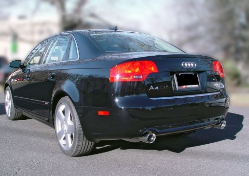 Bild von AWE Tuning Audi B7 A4 3.2L Touring Edition Dual Tip Exhaust - Diamond Black Tips