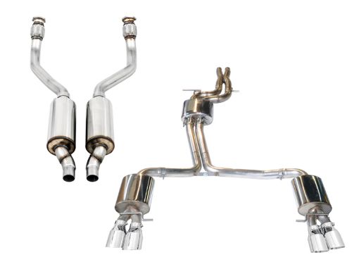 Bild von AWE Tuning Audi B8 B8.5 S5 Cabrio Touring Edition Exhaust - Non - Resonated - Chrome Silver Tips