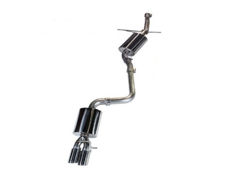 Bild von AWE Tuning Audi B8 A5 2.0T Touring Edition Single Outlet Exhaust - Diamond Black Tips