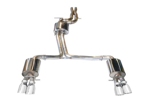 Bild von AWE Tuning Audi B8 S5 4.2L Touring Edition Exhaust System - Polished Silver Tips