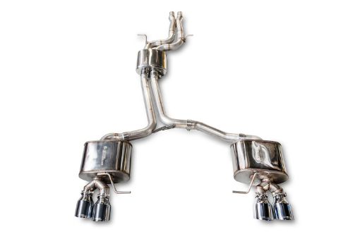 Bild von AWE Tuning Audi 8R SQ5 Touring Edition Exhaust - Quad Outlet Chrome Silver Tips