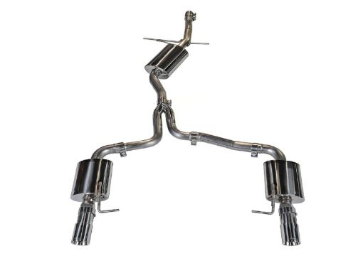 Bild von AWE Tuning Audi B8 A4 Touring Edition Exhaust - Dual Outlet Polished Silver Tips