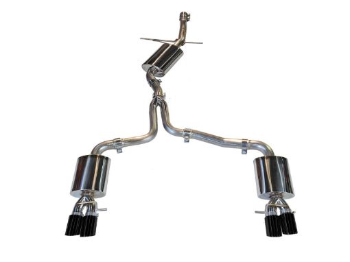 Bild von AWE Tuning Audi B8 A4 Touring Edition Exhaust - Quad Tip Diamond Black Tips - Does not fit Cabriolet