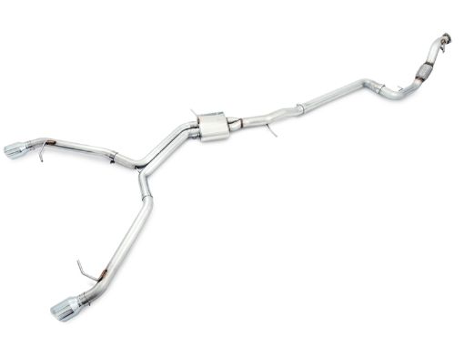 Bild von AWE Tuning Audi B9 A4 Track Edition Exhaust Dual Outlet - Chrome Silver Tips (Includes DP)