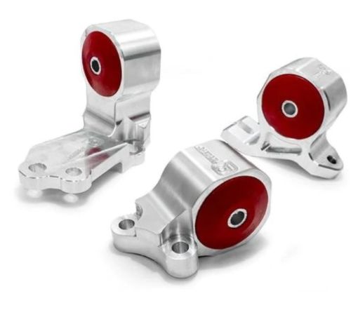 Bild von Innovative 88 - 91 Civic B - Series Black Aluminum Mounts Solid Bushings (Cable to Hydro Conversion)