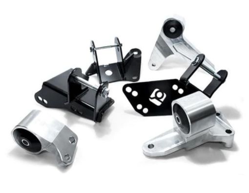 Bild von Innovative 96 - 00 Civic K - Series Black Aluminum Mounts 75A Bushings (EGDC Subframe)