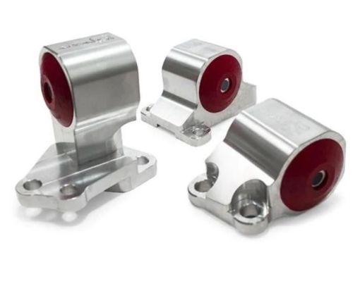 Bild von Innovative 92 - 95 Civic BD Series Silver Aluminum Mounts 60A Bushings (Auto to Manual Hydro 2 Bolt)