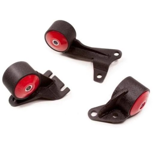 Bild von Innovative 88 - 91 Civic D - Series Black Steel Mounts 60A Bushings (Wagon 4WD Cable)