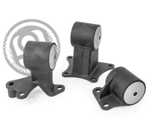 Bild von Innovative 97 - 99 Acura CL HF Series Black Steel Mounts 60A Bushings (Auto to Manual)