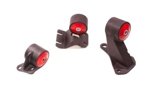 Bild von Innovative 90 - 93 Integra B - Series Black Steel Mounts 60A Bushings (Auto to Manual Hydro)