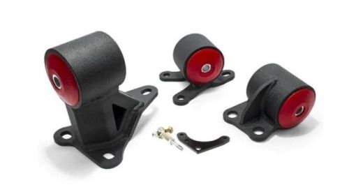 Bild von Innovative 92 - 95 Civic BD Series Black Steel Mounts 60A Bushings (Auto to Manual Cable 2 Bolt)