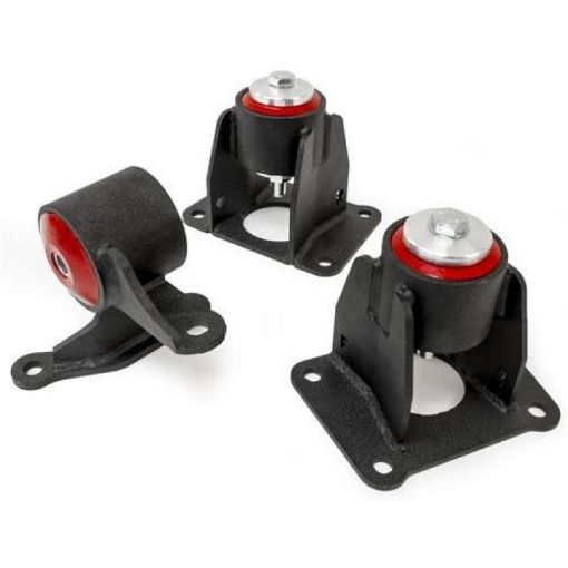 Bild von Innovative 98 - 02 Accord J - Series Black Steel Mounts 75A Bushings (Auto Chassis Auto Trans)