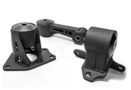 Bild von Innovative 09 - 13 Honda FITJAZZ L - Series Black Steel Mounts 75A Bushings