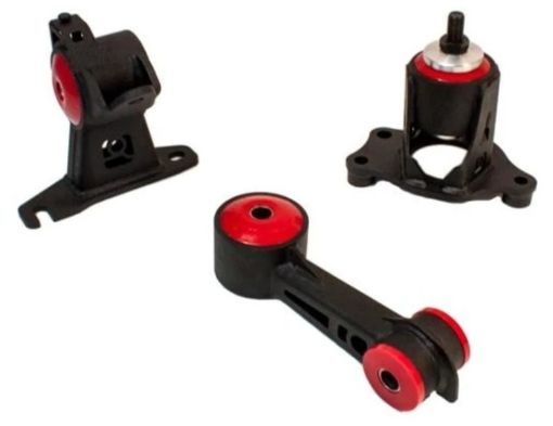 Bild von Innovative 11 - 15 Honda CR - Z L - Series Black Steel Mounts 75A Bushings